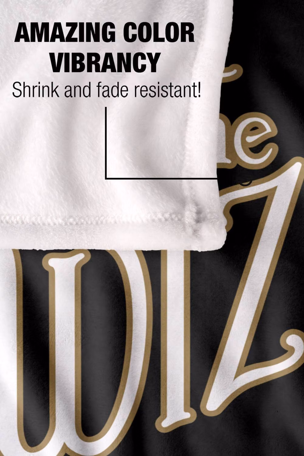 Warner Bros. The Wizard Of Oz Classic Logo Super Soft Silky Touch Fleece Throw Blanket, Multicolour, W: 152 cm, D: 127 cm – 9