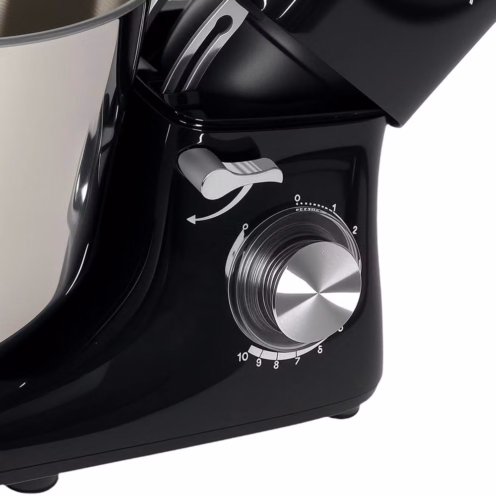Spector 8L Heavy Duty Stand Mixer in Black with 1400W Motor and 6-Speed Function – 11