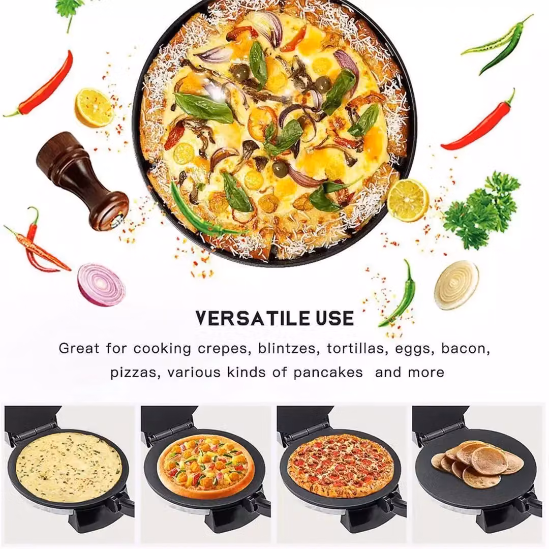 SPETLEK Electric Chapati Maker and Flat Bread Press Machine in Silver – 7