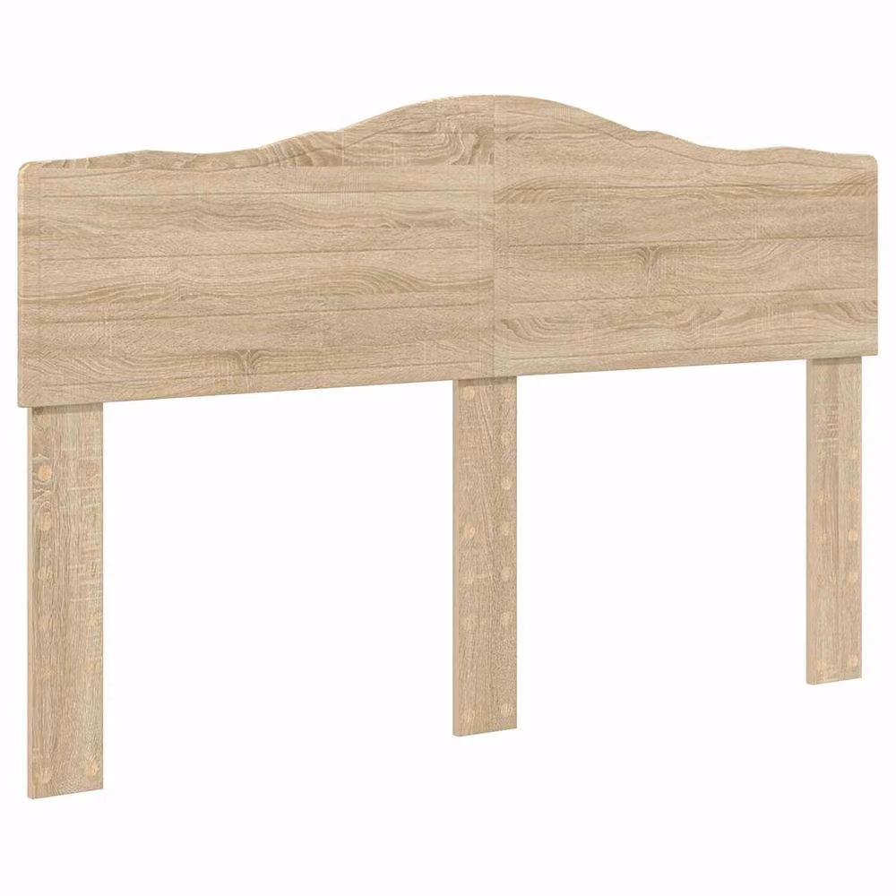 Berkfield Home Sonoma Bed Frame with Headboard in Brown Solid Pine Wood, W: 140 cm, L: 200 cm – 2