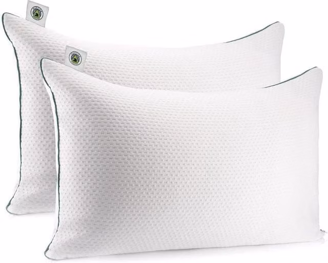 Martian Made Velistra Ultra Soft Microfibre Hotel Pillows 2 Pack, White, W/H: 50 x 75 cm – 1
