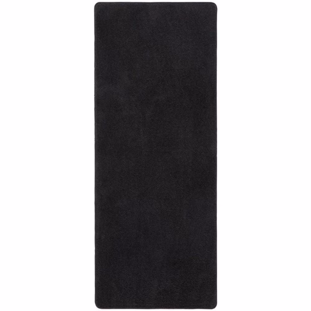 Hanse Home Modern Plain Rectangular Polypropylene Rug in Black, W: 280 cm, D: 200 cm – 4