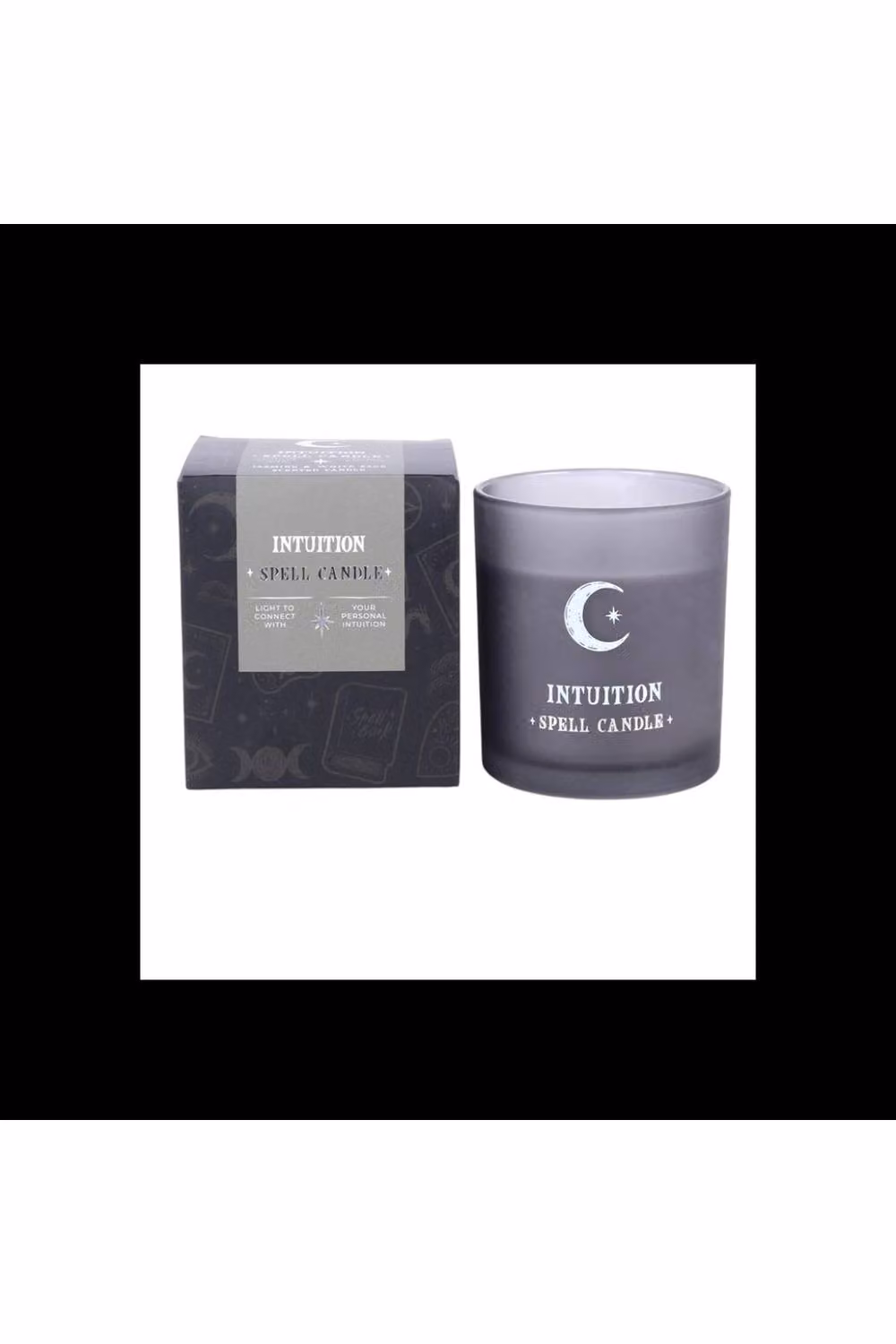 KDMD Intuition Jasmine & White Sage Scented Pillar Candle, Grey, Round Glass Tabletop Design – 2