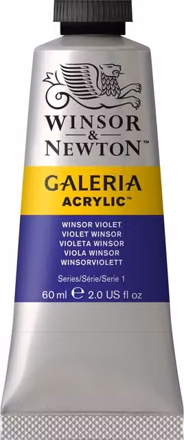 Winsor & Newton Galeria Acrylic Paint, Purple, 60 ml – 1