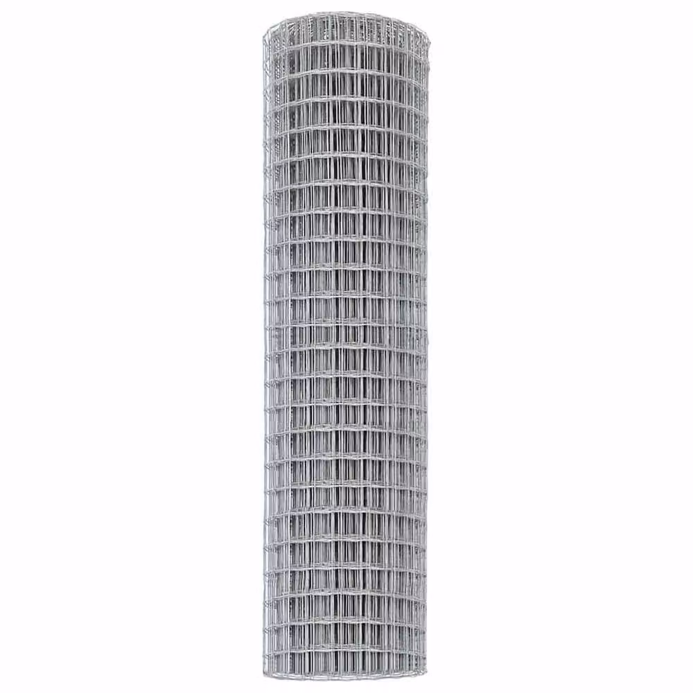 Berkfield Home Euro Fence Galvanised Steel in Silver, 1 x 10 m – 3