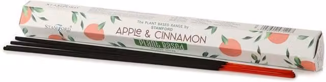 KDMK Plant Based Apple and Cinnamon Incense Sticks, White