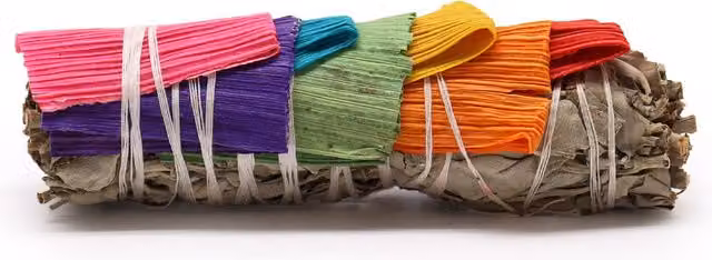 KDMD Multicolour Smudge Stick with White Sage and 7 Corn Leaves