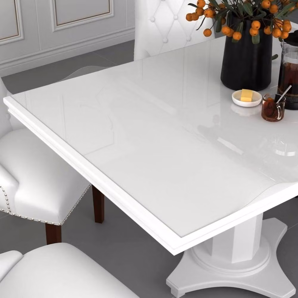 Berkfield Home Transparent PVC Table Protector, Clear, W: 100 cm, D: 60 cm, Thickness: 2 mm – 2