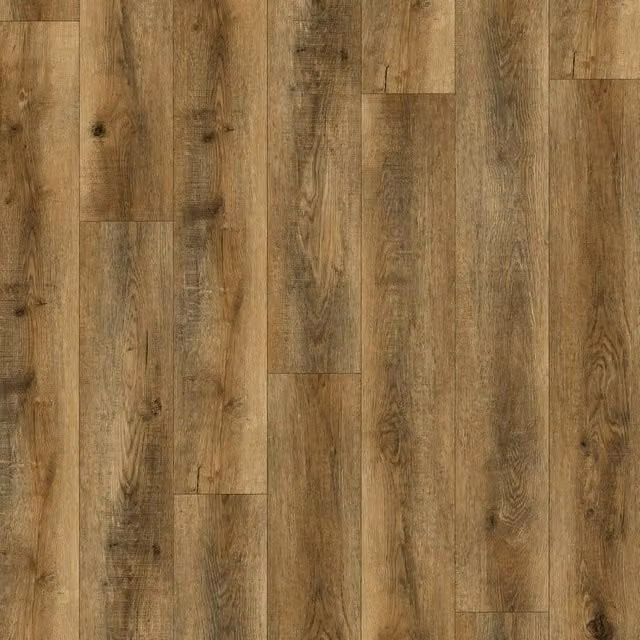 Estyle Visions Wood Look SPC Click LVT Flooring Plank in Brown