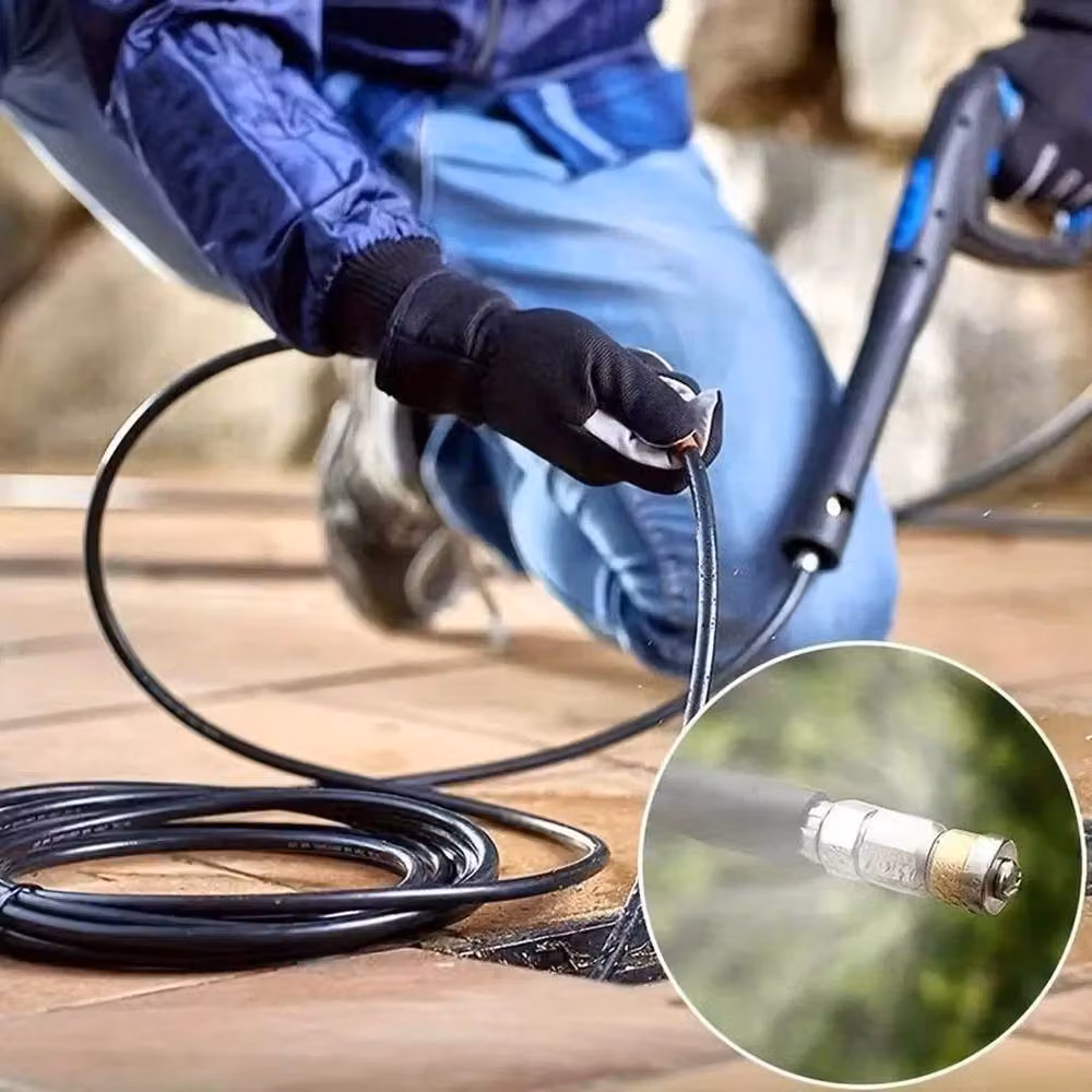 SPETLEK High Pressure Drain Jet Washer Hose in Black, 15m – 2