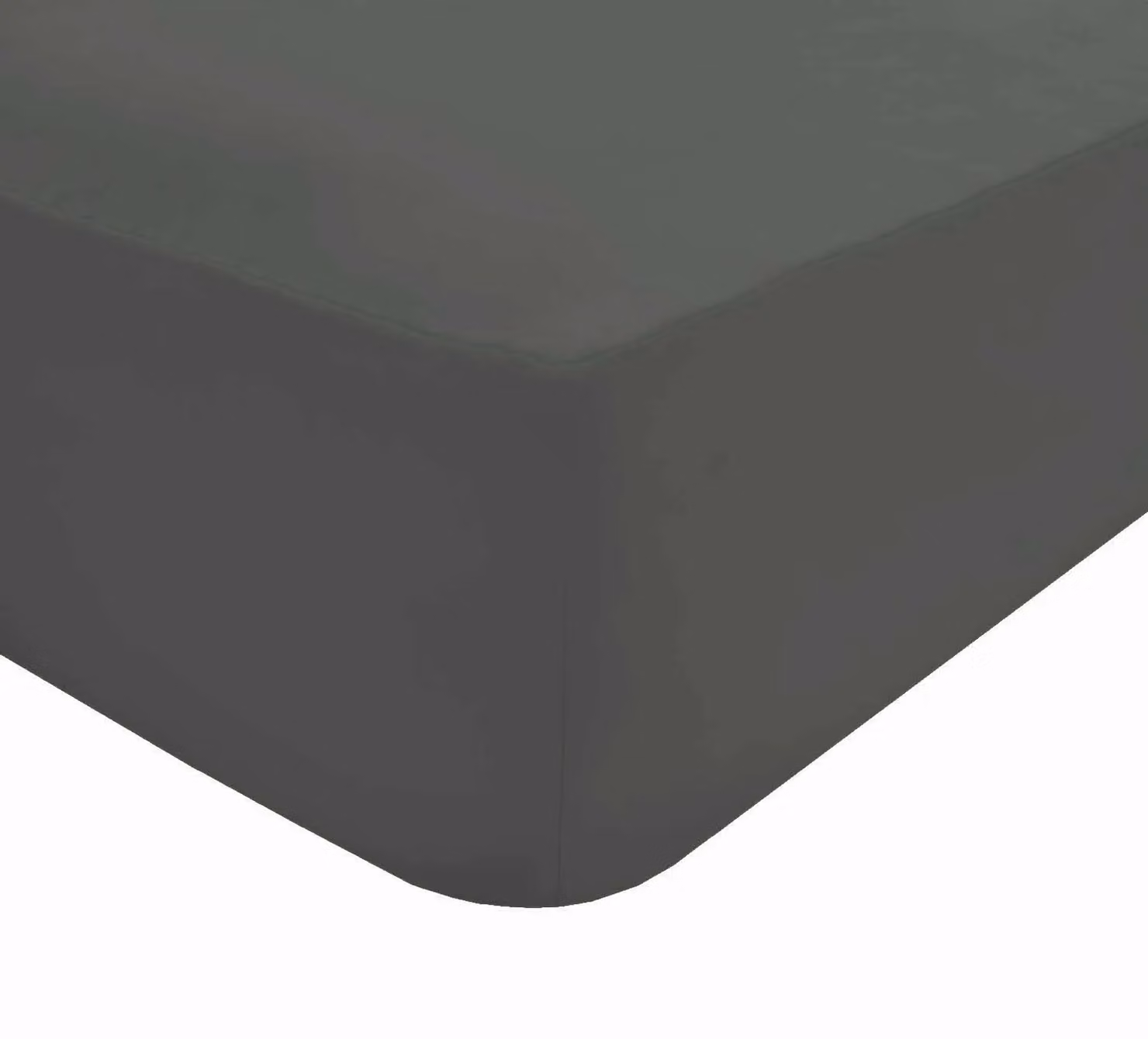 Smart Living Polycotton Double Fitted Bedsheet in Charcoal Grey, Non-Iron, 140 x 200 cm – 2