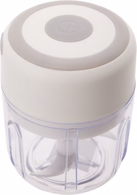 Livingandhome Electric Wireless Kitchen Garlic Chopper, White
