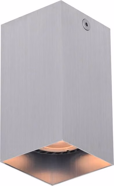 Netlighting Grey Aluminium Surface Mounted Cylinder Downlight with GU10 Socket