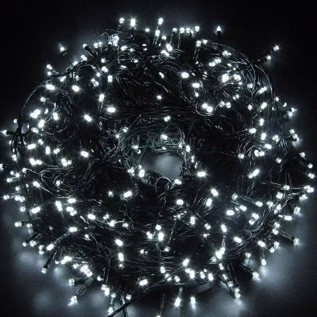 Shatchi 400 LED Warm White Multifunction Timer String Fairy Lights, 40m, Yellow – 1