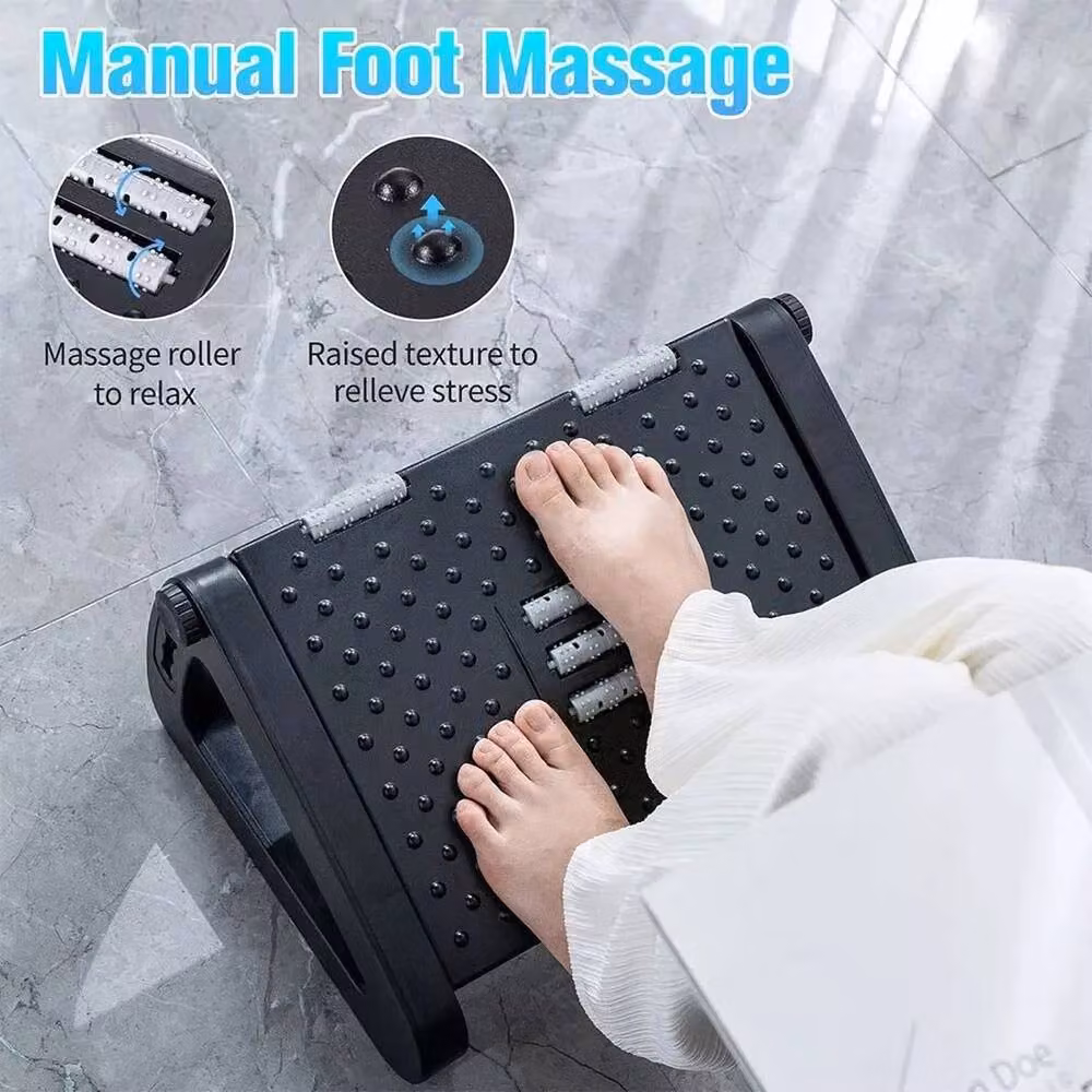 FLAVORA Ergonomic Office Foot Rest in Black – 3