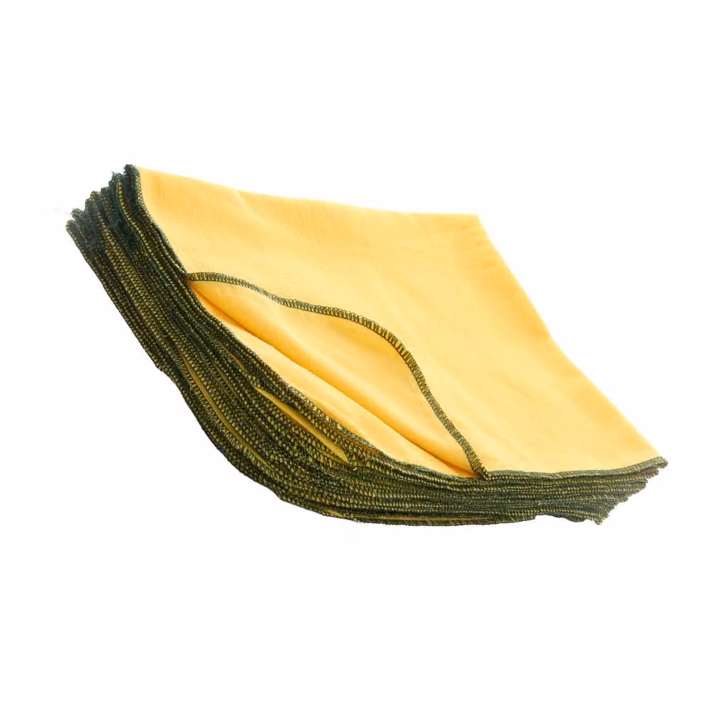 Leecroft Best Yellow Duster with Green Edge, W: 60 cm, D: 50 cm – 2