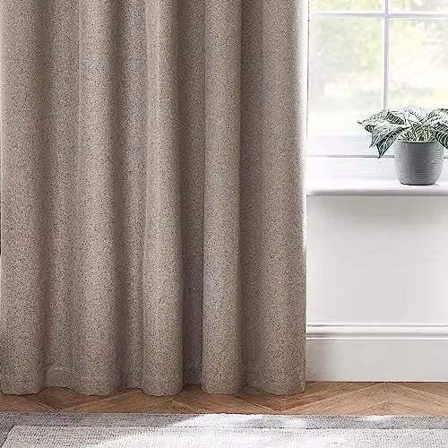 Furn Grey Blackout Eyelet Curtains, Thermal Insulating Pair, Width: 229 cm, Drop: 137 cm – 3
