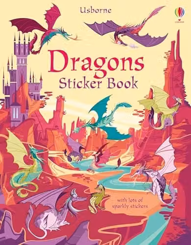 Usborne Dragons Sticker Book, Multicolour – 1