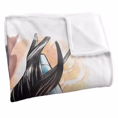 DC Comics Justice League Superman Love Birds Super Soft Silky Touch Fleece Throw Blanket, White, W/D/H: 152 x 127 cm – 3