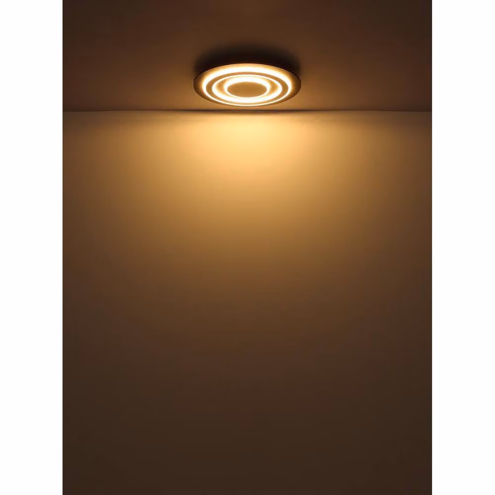 Netlighting Globo Lighting Modern Round LED Ceiling Light in Anthracite Grey, D 32 cm – 7