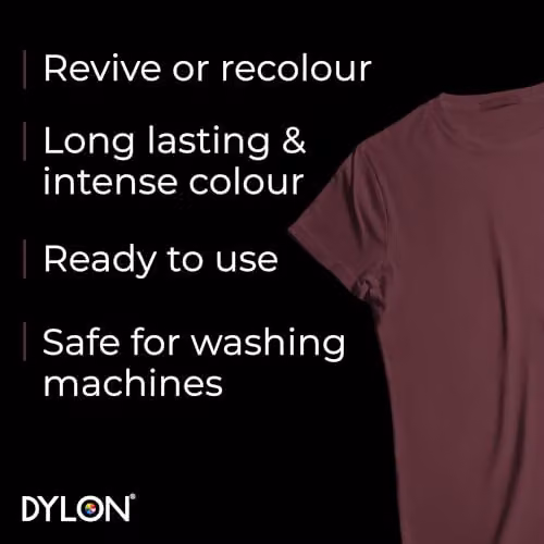 Dylon Fabric Dye Pods for Clothes and Soft Furnishings, Red, 350g – 3