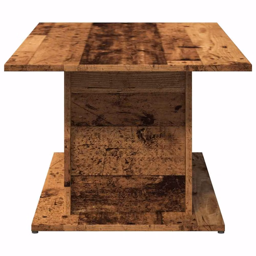 Berkfield Home Durable Rustic Coffee Table in Brown, W/D/H: 102 x 55.5 x 40 cm – 3