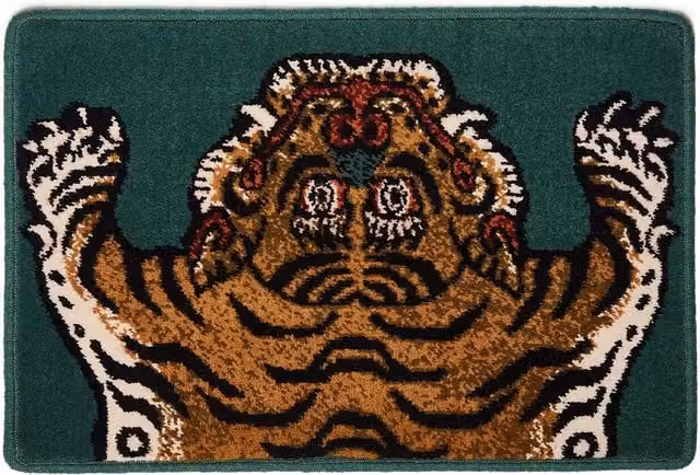 House of Hackney SABER Doormat, Petrol, W/D/H: 69 x 46 x 1 cm