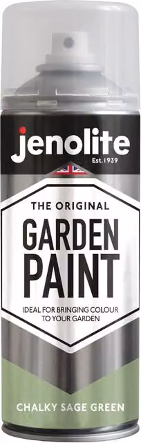 Jenolite Matt Green Weatherproof Wood Paint Spray, 0.4 l