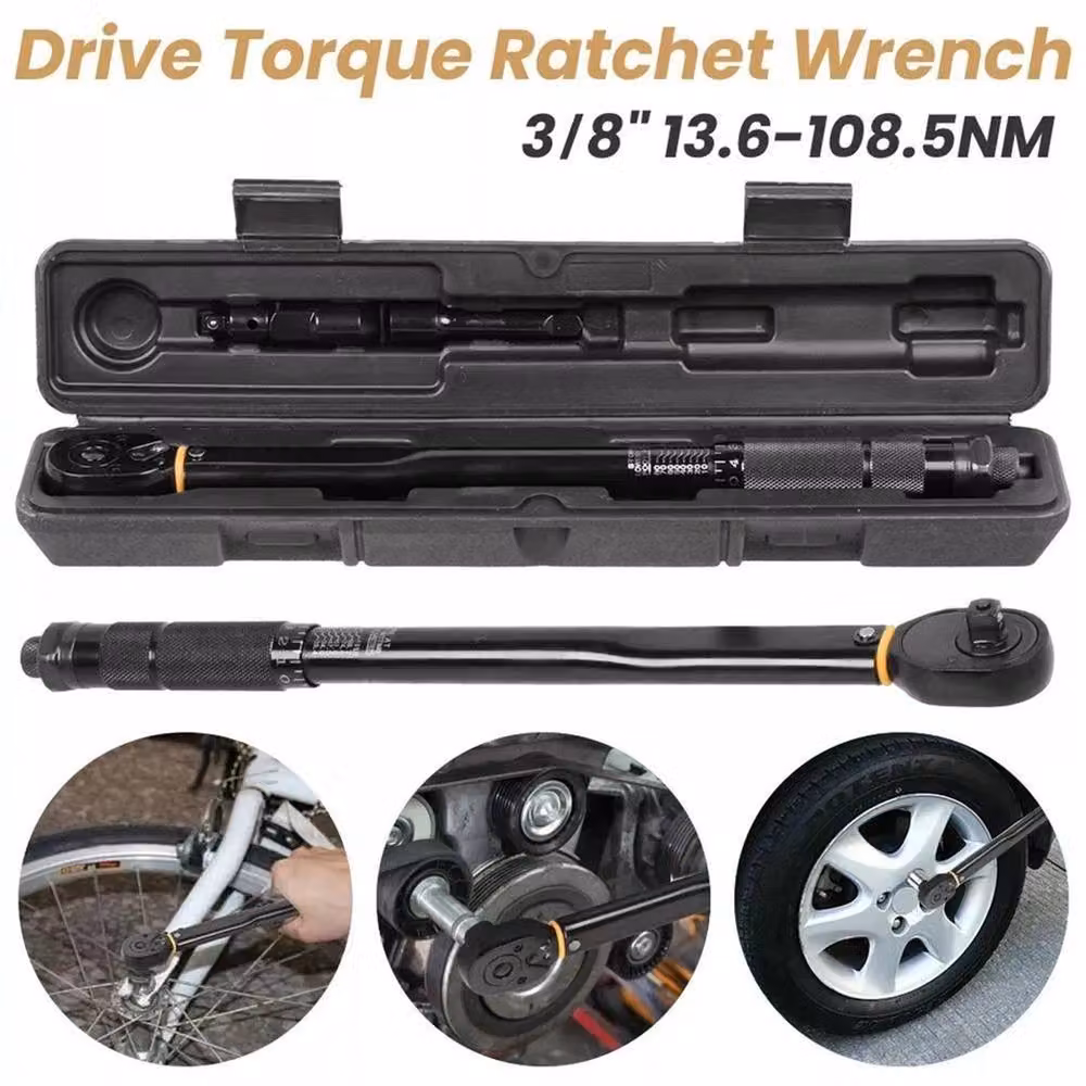 NESTLUNE 3 in 1 Torque Wrench Ratchet with 1/4 inch, 3/8 inch and 1/2 inch Drive in Black – 2