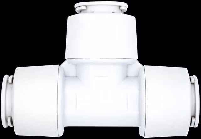 FloPlast FloFit+ 28mm Tee FT28 Grey Plumbing Component