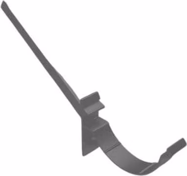 ARP Aluminium Beaded Half Round Gutter Side Rafter Angle Bracket, 114mm, Anthracite Grey (7016 Matt)