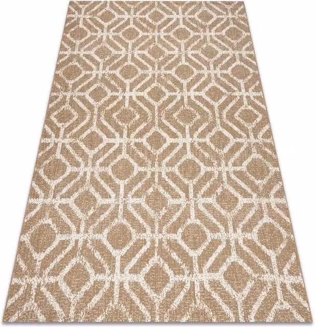 RugsX Beige Flat Weave Rectangular Rug, W: 160 cm, L: 230 cm – 1