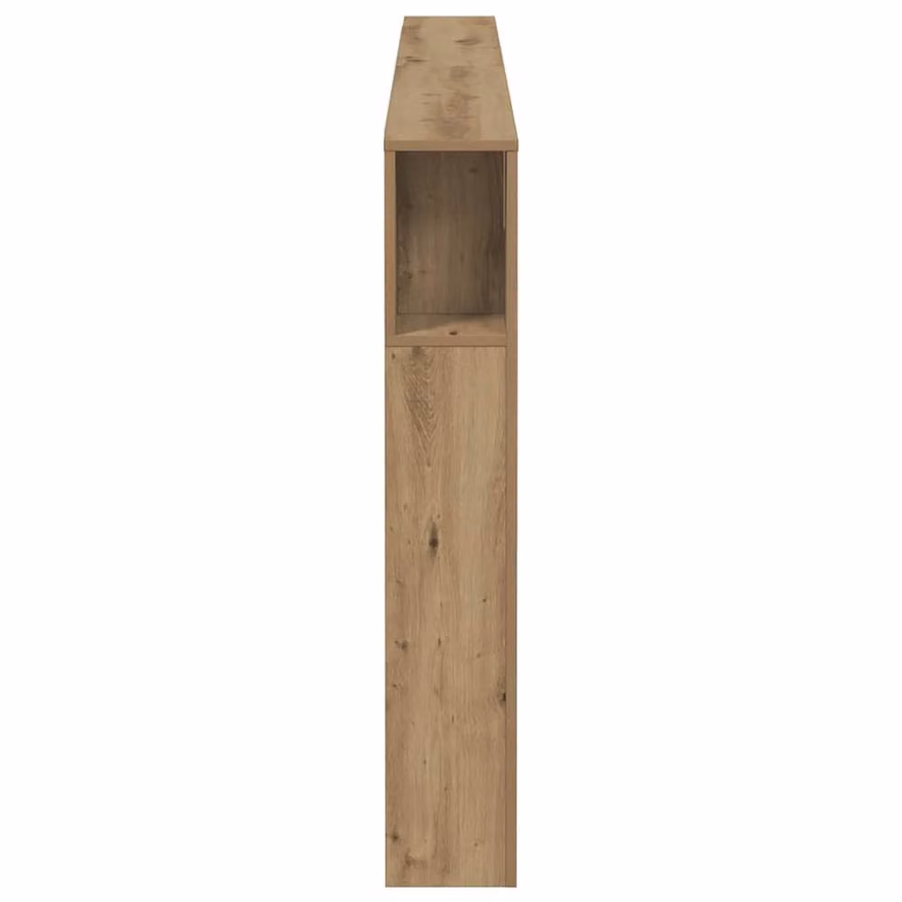 Berkfield Home Artisan Oak Headboard Cabinet in Brown, W/D/H: 200 x 18.5 x 102.5 cm – 3