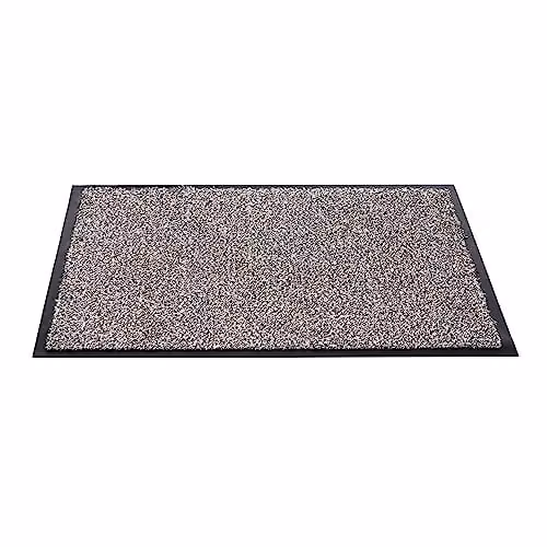 Sentry Barrington Washable Cotton Mat, Light Brown, W: 40 cm, D: 60 cm – 1