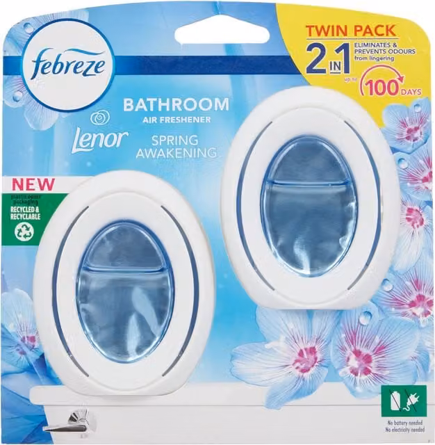 Febreze Bathroom Air Freshener Spring Awakening White