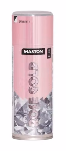 Maston Opaque Spray Paint in Metallic Gloss Rose Gold, 400 ml
