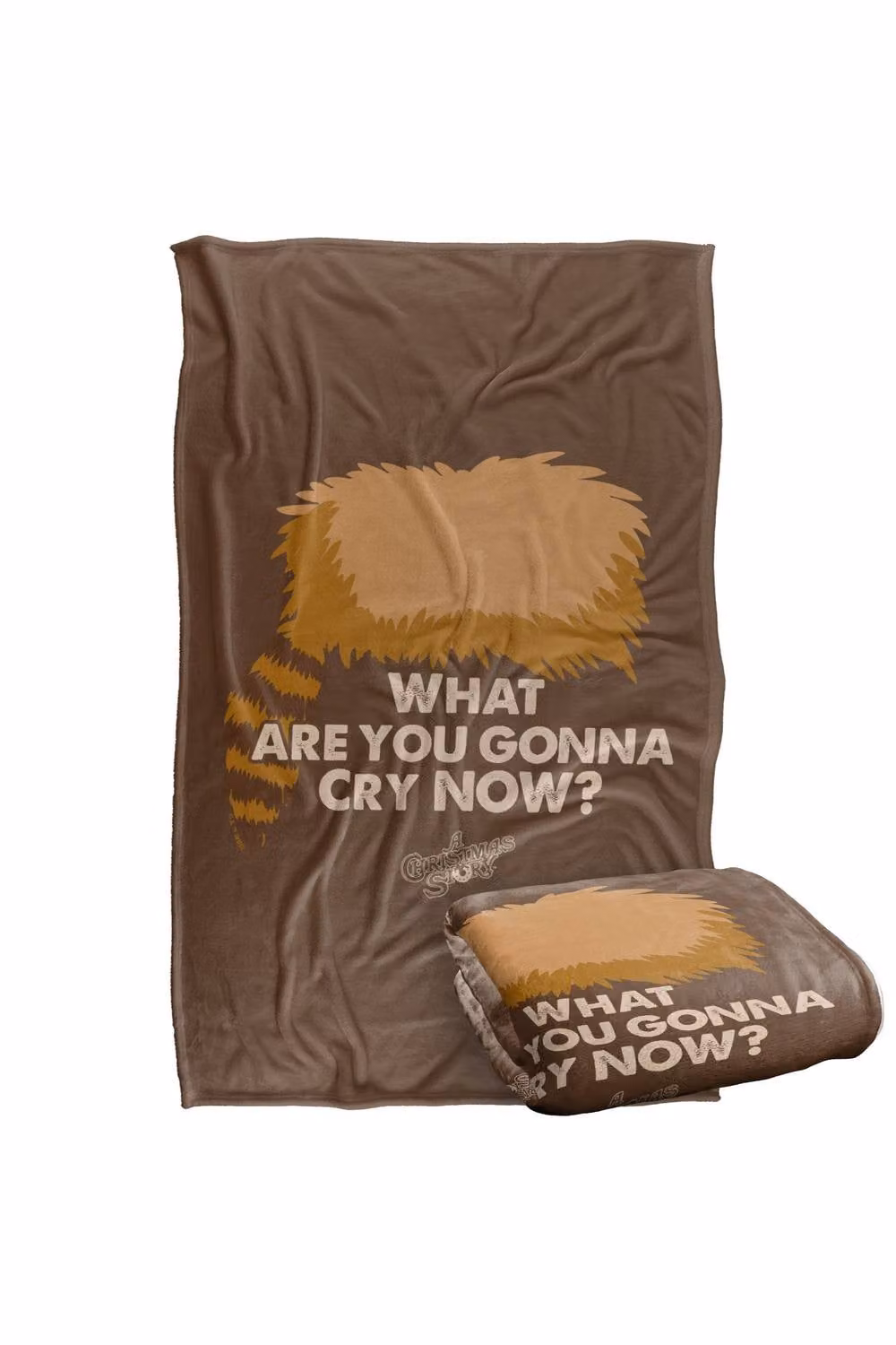 Warner Bros. A Christmas Story Scott Farkus Hat Extra Large Super Soft Polyester Throw Blanket in Brown and Multicolour – 2