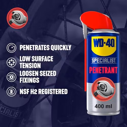 WD-40 Specialist Penetrant Spray 400ml Rust Penetrating Oil – 2