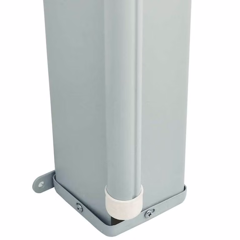 Berkfield Home Patio Retractable Side Awning in Beige, W/H: 117 x 600 cm