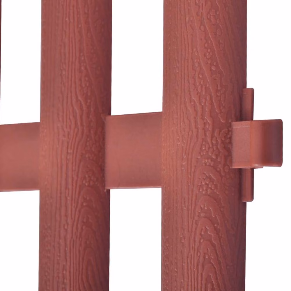 Berkfield Home 17 Piece Brown Plastic Lawn Dividers, 10 m – 3