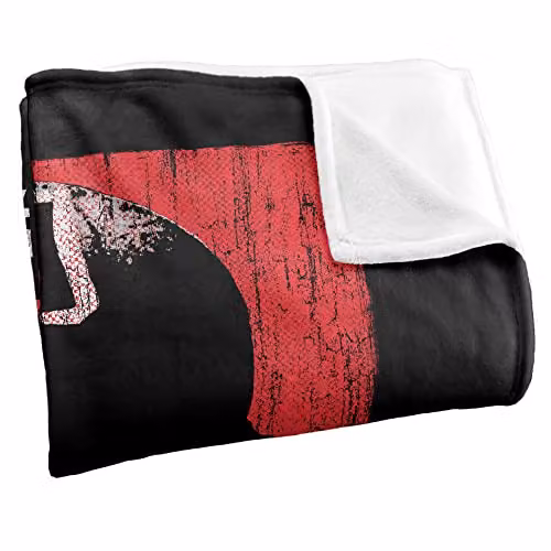 LOGOVISION AC/DC High Voltage Live 1975 Super Soft Microfibre Throw Blanket, White, W/D/H: 152 x 127 cm – 2
