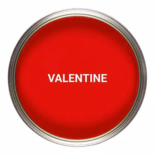 Vintro No Seal Chalk Paint in Valentine Red, 1 Litre – 2