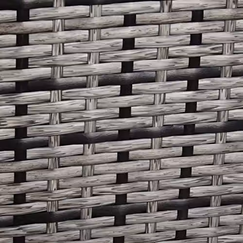 Outsunny Modern Grey Rattan Garden Single Sofa Armchair – 6