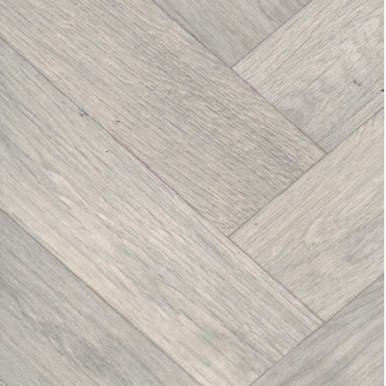 Vinyl Flooring UK Grey and Brown Wood Effect Cushion Backed Sheet Vinyl Flooring, 200 x 200 cm, 2.8 mm thickness