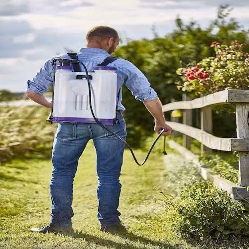 Defenders Multi-Purpose Manual Pressure Sprayer Knapsack Backpack, 12L, Multicolour and White – 2