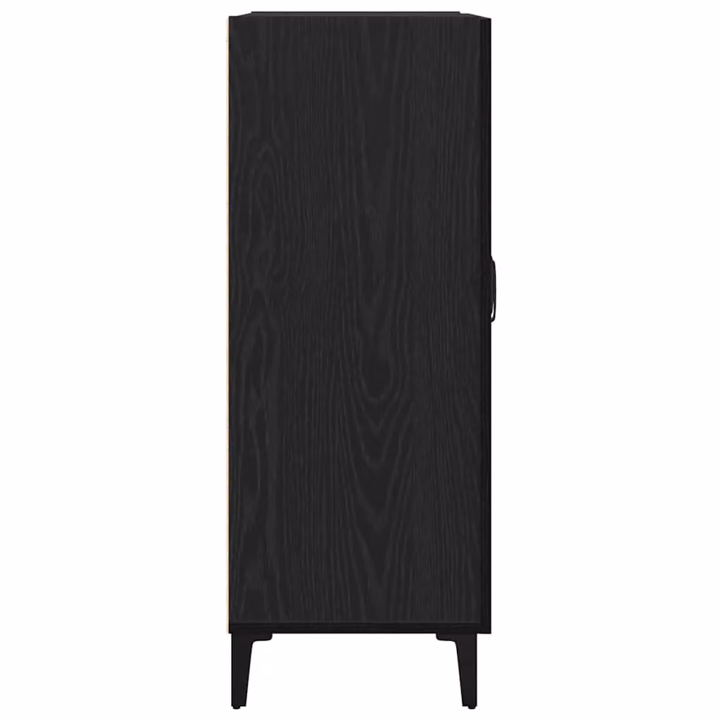 Berkfield Home Black Oak Sideboard in Engineered Wood, W/D/H: 69.5 x 34 x 90 cm – 3