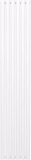 Monstershop Oval Column Radiator in White, H 180 cm x W 36 cm