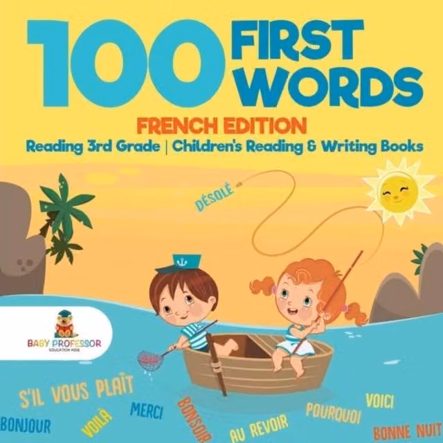 Baby Professor 100 First Words French Edition Multicolour Childrens Reading Book