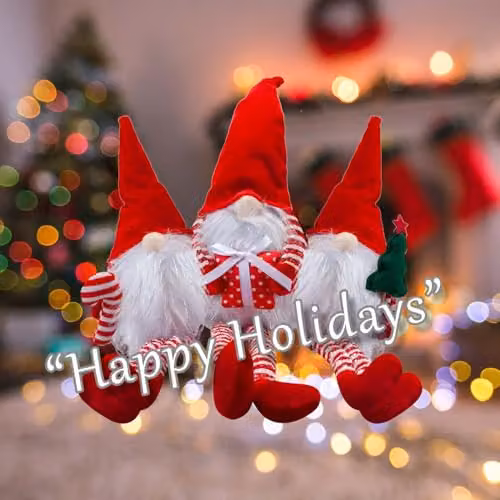 VFM e-Store Christmas Gonk Decoration in Red and White, H 43 cm x W 35 cm x D 35 cm – 4