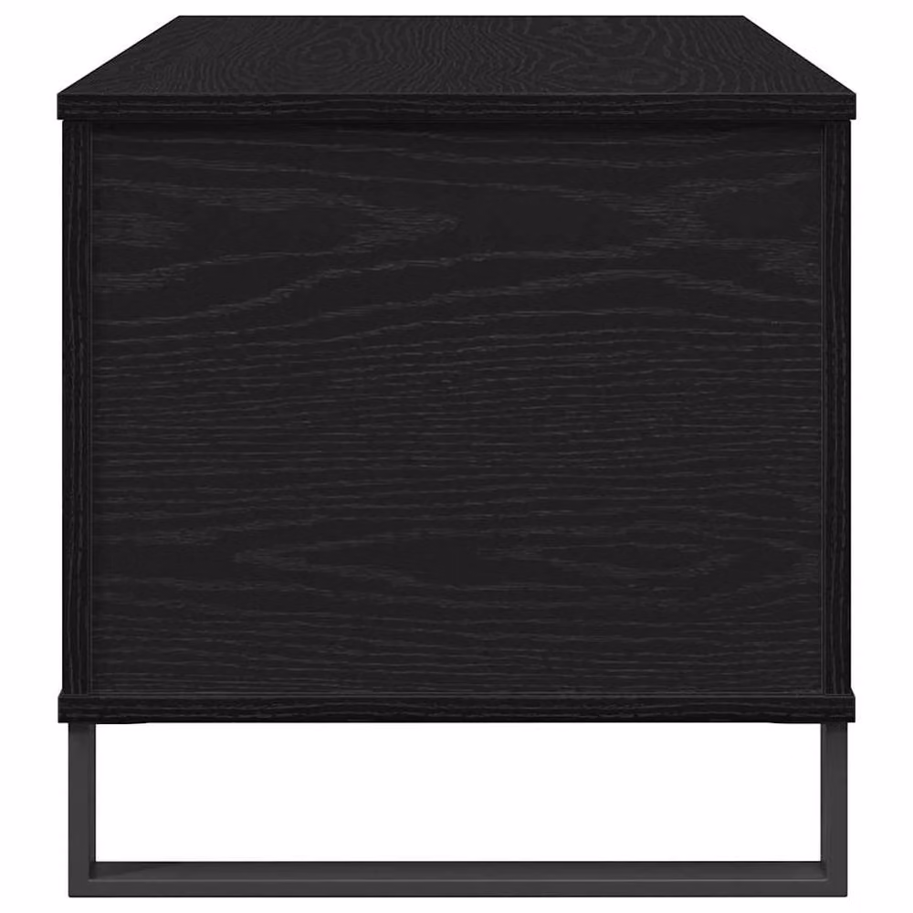 Berkfield Home Modern Rectangular Coffee Table in Black Oak, W/D/H: 90 x 44.5 x 45 cm – 4